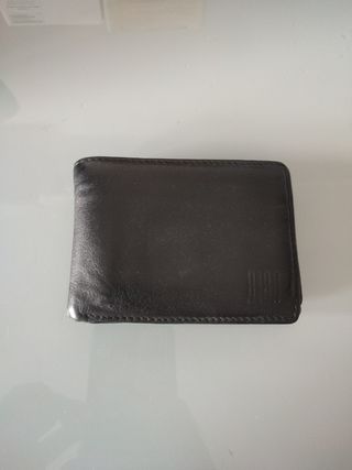 Cartera piel hombre
