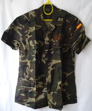 Camisola T-5 Manga corta Mimetizado Boscoso NUEVA