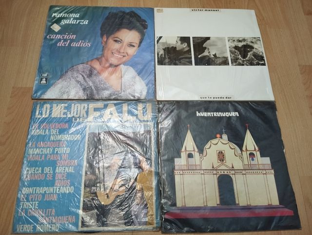 4 discos de Vinilo Música