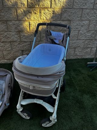 Inglesina 3 piezas. Capazo grupo 0 y silla