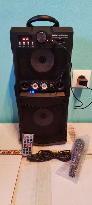 Altavoz con karaoke
