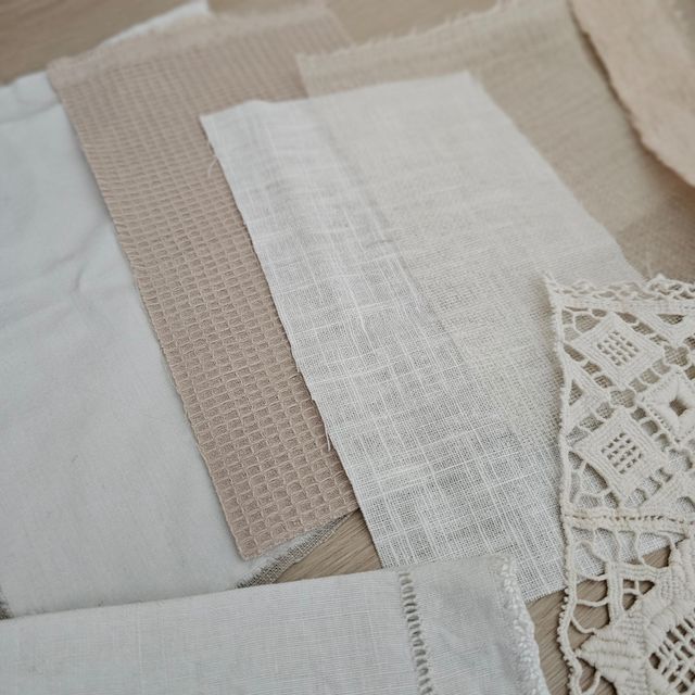 Pack 1 retales telas neutras