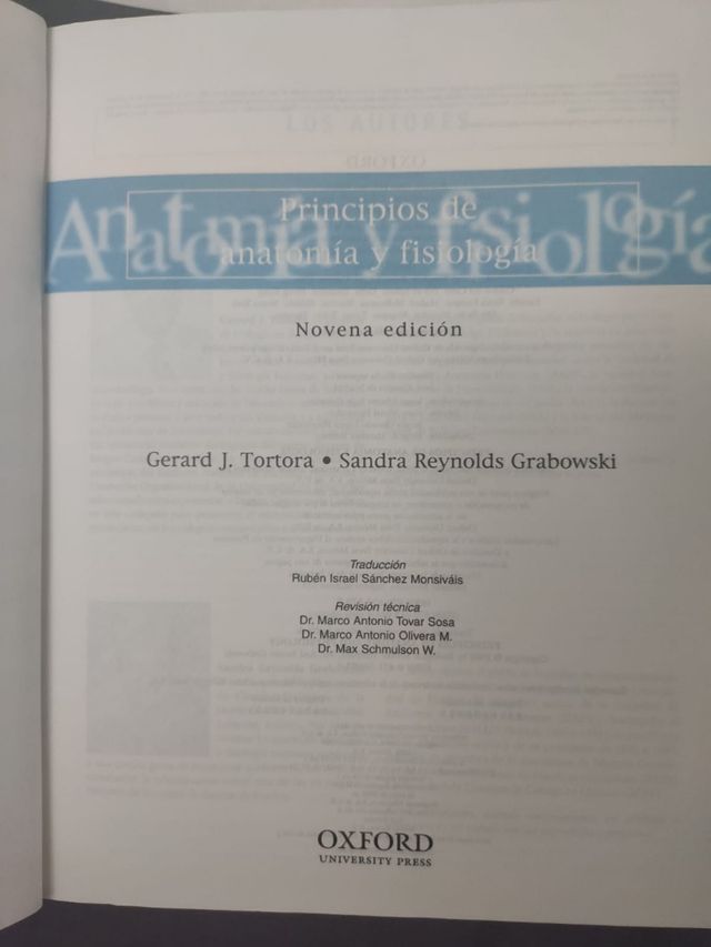 Libro Tortora( principios de anatomía y fisiologia