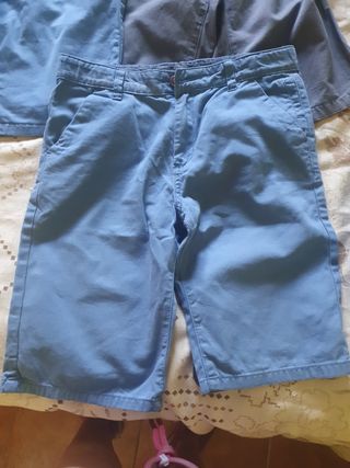 4 pantalones cortos niño.11-12 años