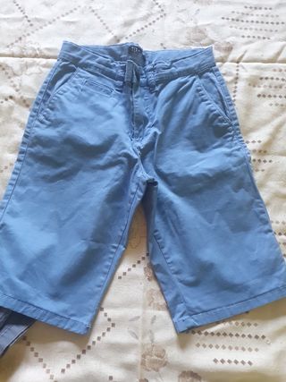 4 pantalones cortos niño.11-12 años