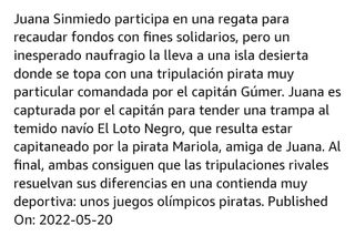 Una historia de piratas...O casi ✓NUEVO