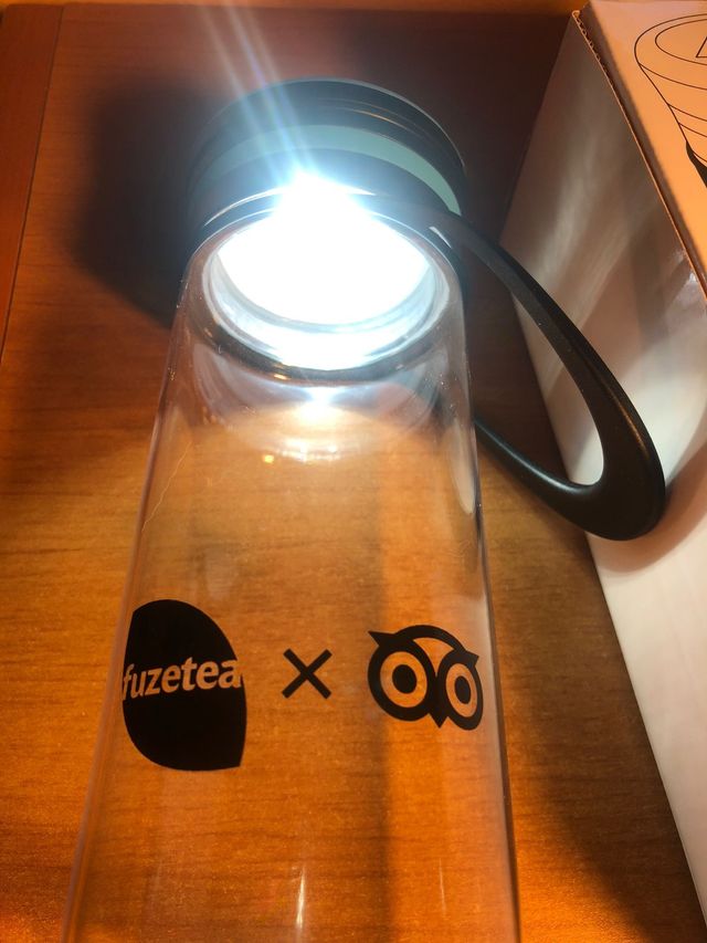 Borraccia Nuova con Lanterna a batteria solare