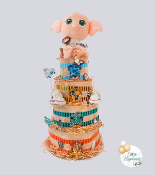 Tarta de pañales Harry Potter