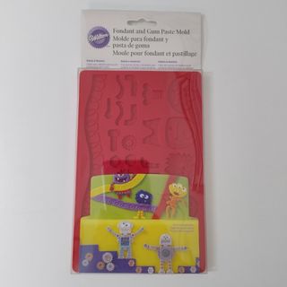 Molde de silicona Robots