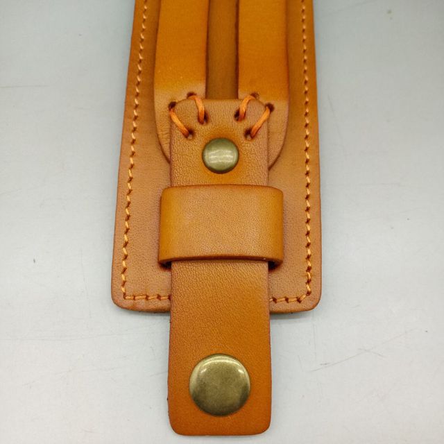 PULSERA DE CUERO BRAZALETE ANCHA PIEL ACERO UNISEX