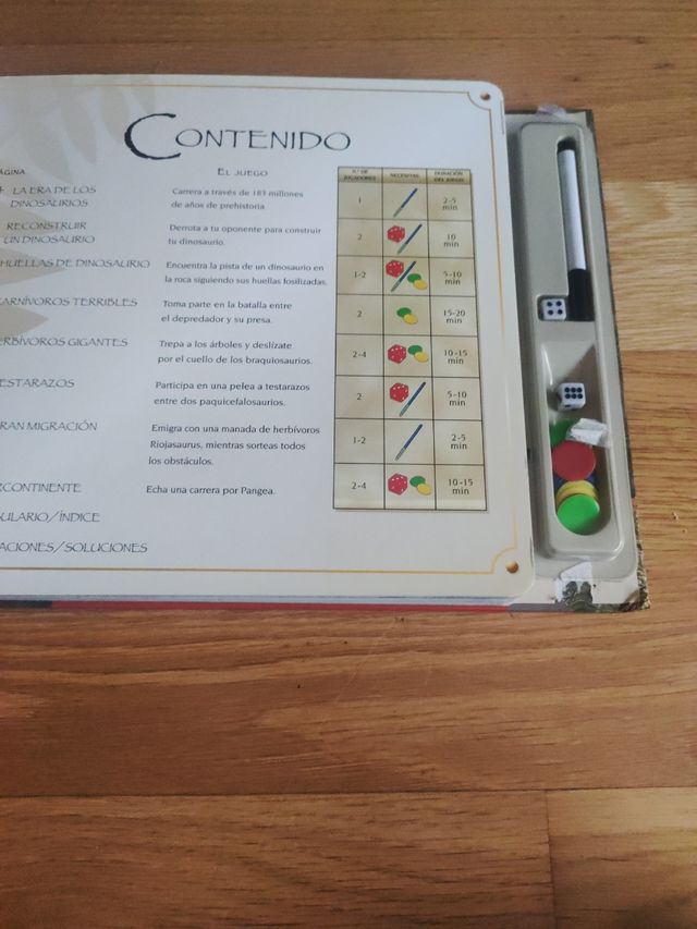 Juego para viajar por la prehistoria