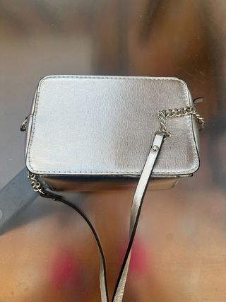 Bolso plateado mango