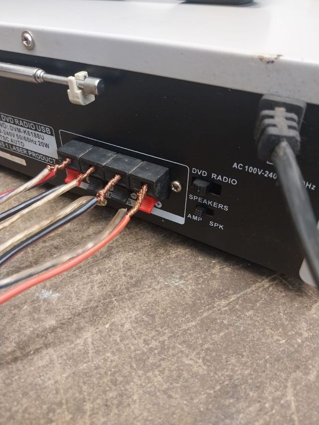 Lettore DVD CD amplificato