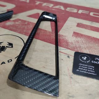 Abarth Cover Real Carbono Puerta Regulación