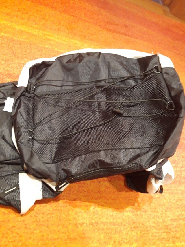 Alforjas bicicleta nuevas y funda lluvia