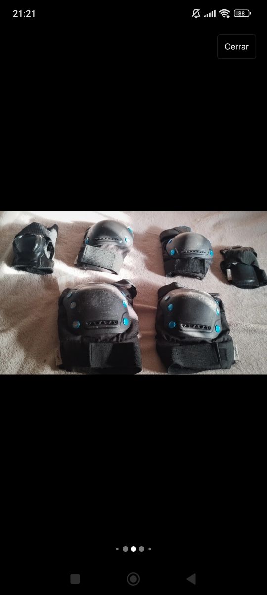 Patines más accesorios