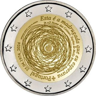 moneda conmemorativa 2 euros Portugal 2024 S.C