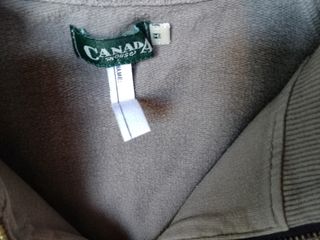 Sudadera gris con cremallera , canada