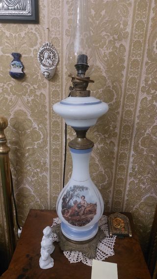Coppia di lampade a petrolio secolo Xx