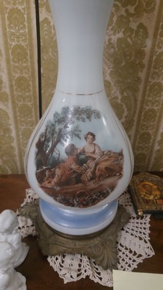 Coppia di lampade a petrolio secolo Xx