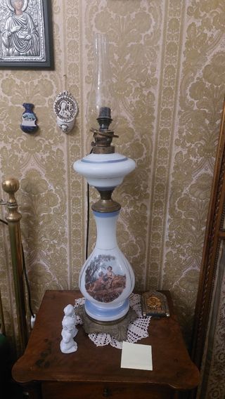 Coppia di lampade a petrolio secolo Xx