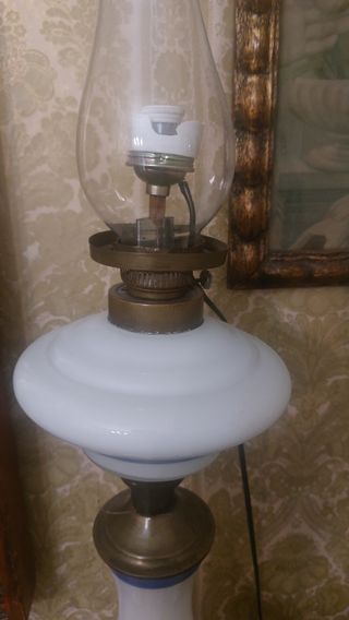 Coppia di lampade a petrolio secolo Xx