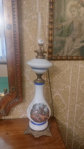 Coppia di lampade a petrolio secolo Xx