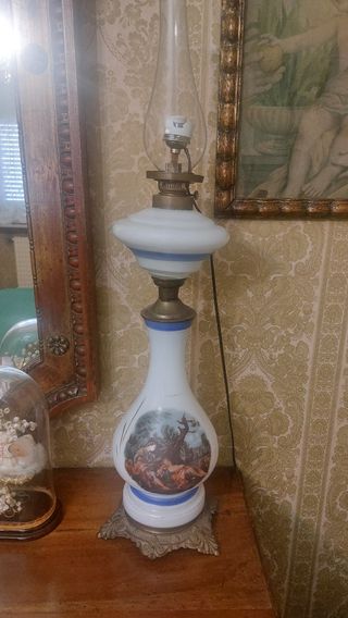 Coppia di lampade a petrolio secolo Xx