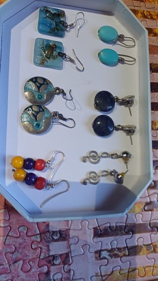 Pendientes y anillos