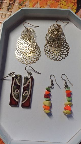 Pendientes y anillos