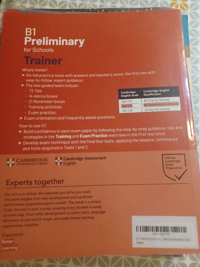 B1 Preliminary for Schools Trainer