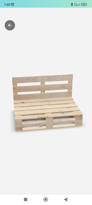 Sofá palet chill out