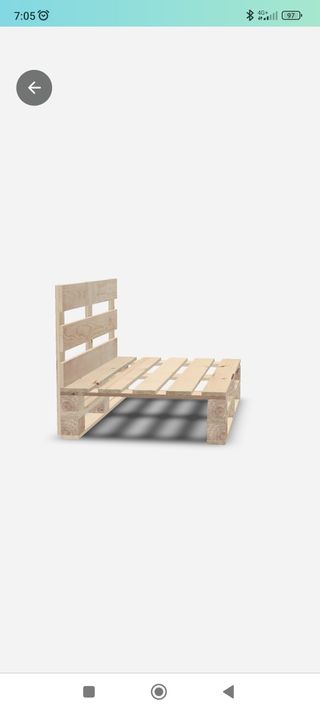 Sofá palet chill out