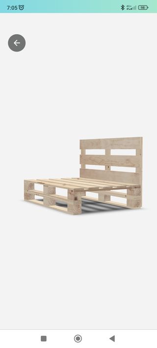 Sofá palet chill out