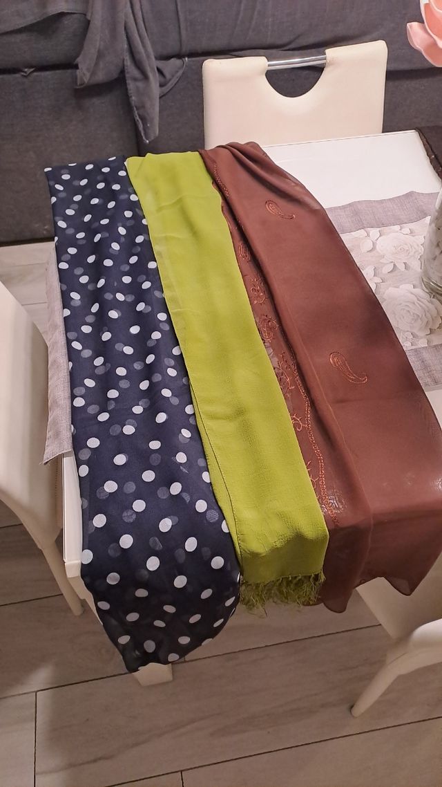 3 sciarpe viscosa