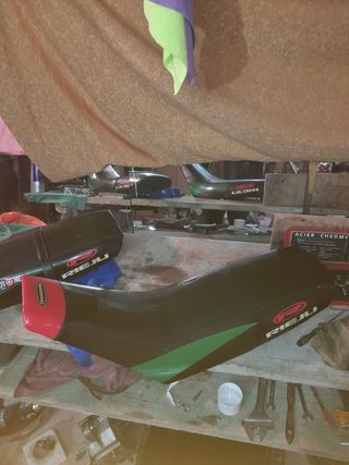 Asiento Rieju Castrol 