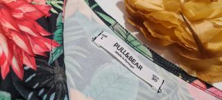 Vestido flores cruzado