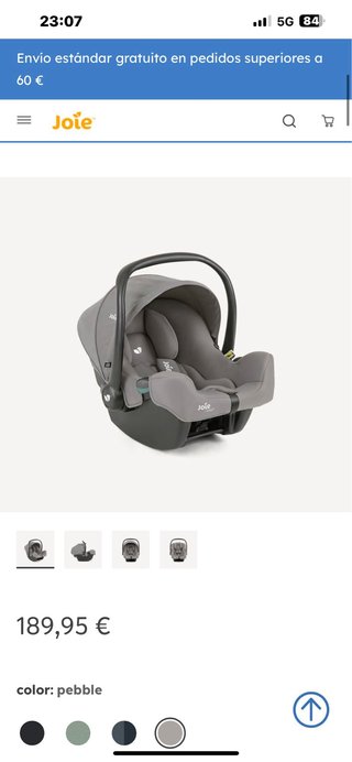 Carro de bebe Joie  (3 cosas)