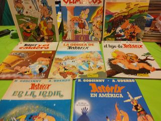 8 Tebeo de Astérix en tapa dura 20€