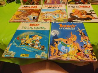 8 Tebeo de Astérix en tapa dura 20€