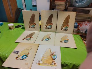 8 Tebeo de Astérix en tapa dura 20€