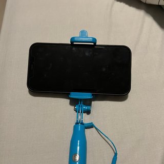 Palo Selfie Extensible de 62cm Azul
