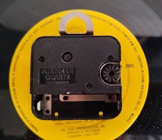 RELOJ DISCO VINILO