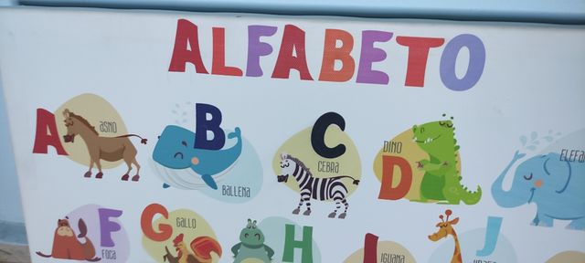 Cuadro niños abecedario