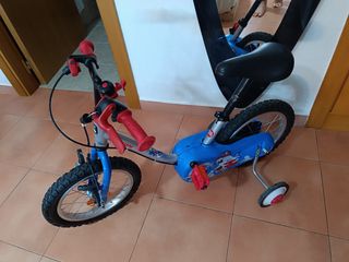 BICICLETA NIÑO CON RUEDINES
