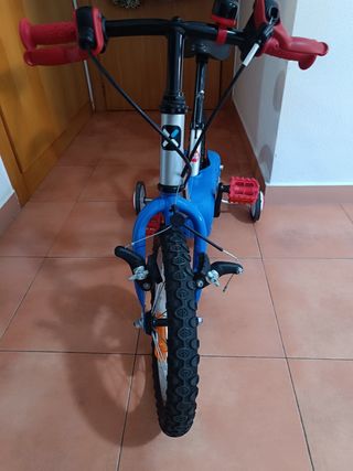BICICLETA NIÑO CON RUEDINES