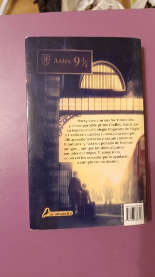 Libro Harry Potter y la piedra filosofal