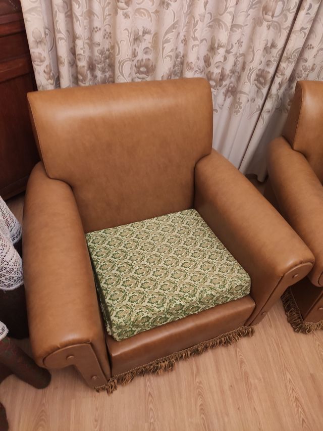 Sofás de polipiel vintage