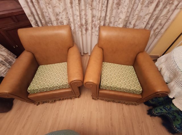 Sofás de polipiel vintage