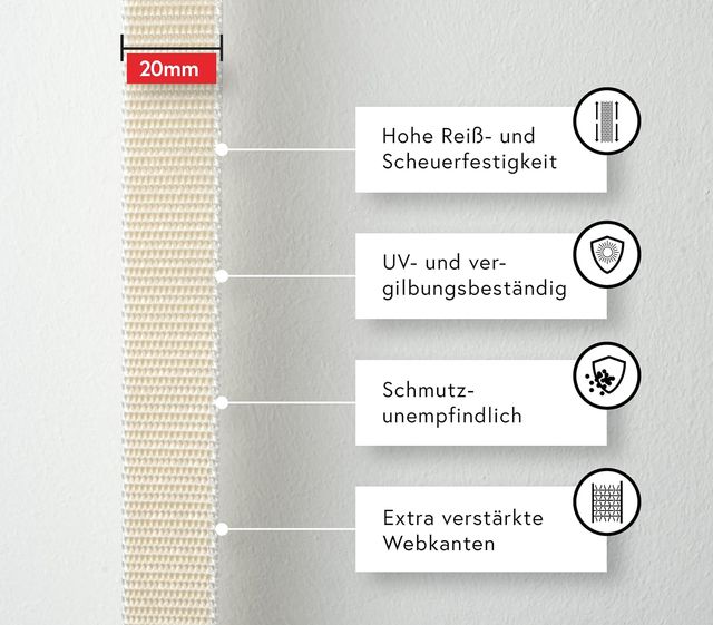 Cintura cieca da 6 m prodotta in Germania